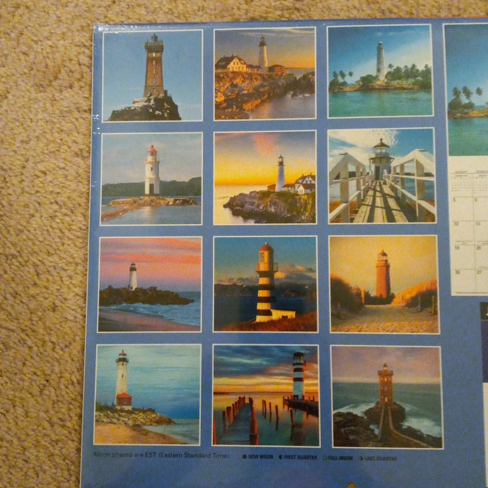 2023 Lighthouses 12-Month Wall Calendar (2 Pack)